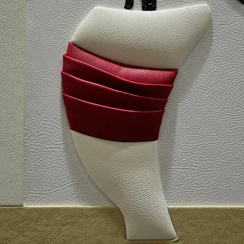 Leather Decor Painting 3D Home Furnishings Art Decor Restaurant Background Wall Three-connection Mural Painting