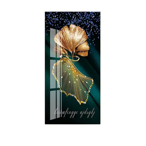 Light Luxury Decorative Crystal Painting Living Room Hallway Hanging Background Wall Mural Canvas Support Base