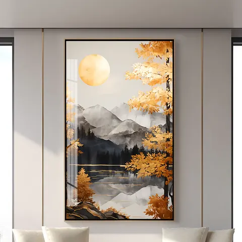 Light Luxury High-end Living Room Art Home Decor Paintings Modern Hotel Restaurant Background Wall Hanging Paintings