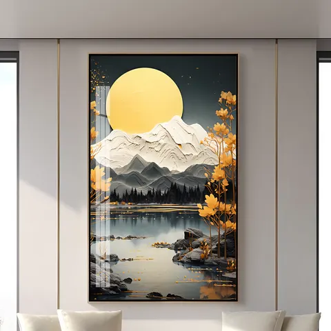 Light Luxury High-end Living Room Art Home Decor Paintings Modern Hotel Restaurant Background Wall Hanging Paintings