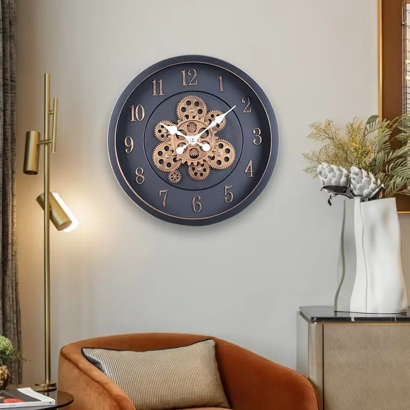 Light Luxury Simple Creative Living Room Bedroom Modern Clock Decorative Painting Home Decor Wall Clock