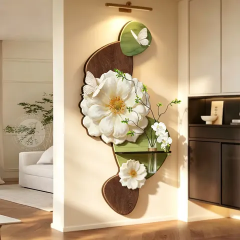 Living Room Background Wall Sandstone Art Home Decoration Paintings Corridor Background Wall LED Display