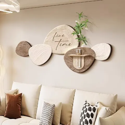 Living Room Sofa Background Wall Art Home Decor Paintings Hydroponic Green Plants Sandstone Hanging Painting