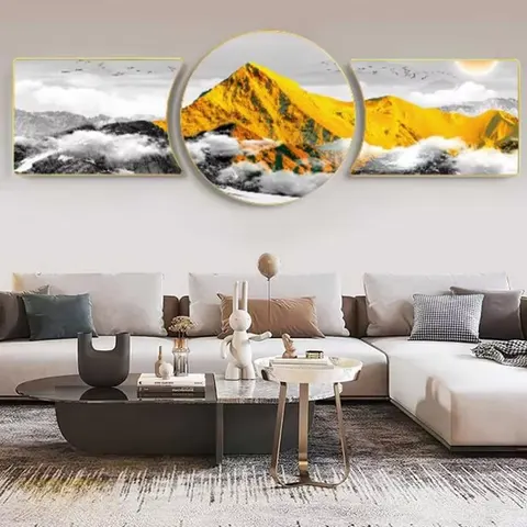 山水 单幅 装饰画 现代简约 客厅背景墙挂画