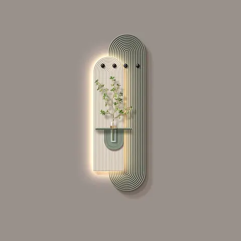 Luxury Hydroponic Green Plants Oil Paintings Entrance Art Home Decor for Living Room Sofa Background Wall Sandstone Hanging Art