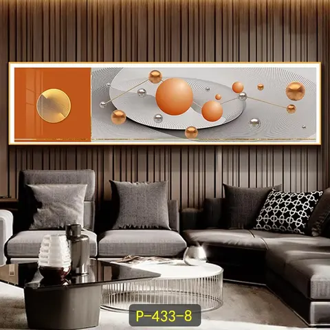 Luxury Living Room Bedroom Decoration Sofa Background Wall Abstract Art Decor Crystal Porcelain Painting