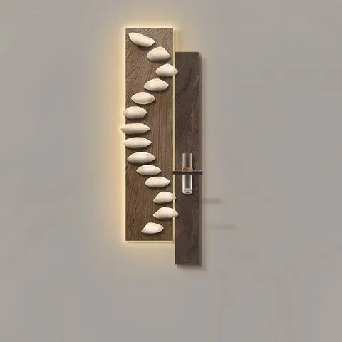 Luxury Sophistication Sandstone Shine Glowed LED Painting Living Room Corridor Art Home Decor Paintings