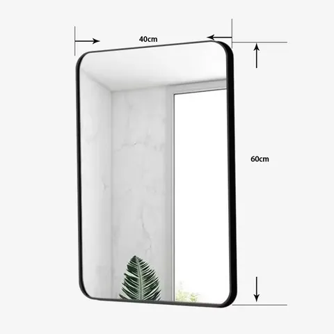 Manufacturers Wholesale Glass Modern Round Corner Vanity Mirror Wall Hanging Hotel Bathroom High Quality Room