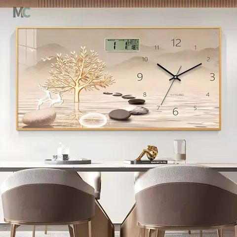 Manufacturers Wholesale Perpetual Calendar Art Wall Decor Painting Restaurant Background Wall Crystal Porcelain Painting