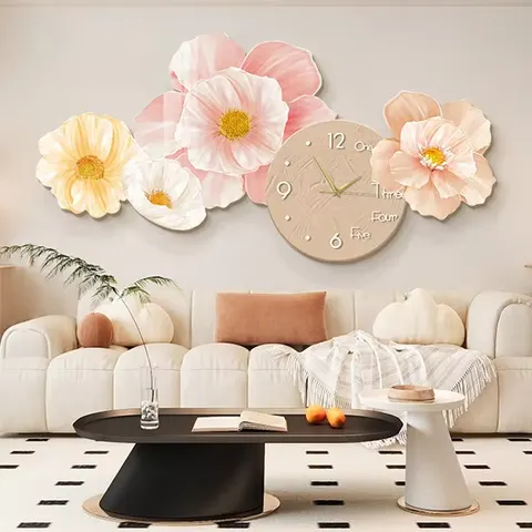 Manufacturers Wholesale Restaurant Flower Painting Crystal Painting Led Wall Art Home Decor Paintings