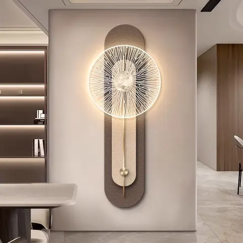 MC Top Fashion Interior Decoration Large Size Acrylic Combination Decorative Painting High-end Bedroom Bed Wall Lamp Painting