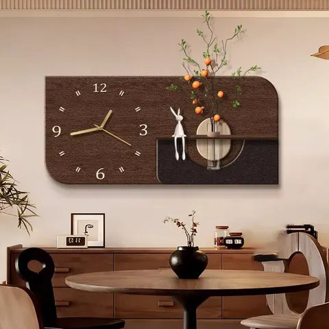 Medieval-style Plants Flowers Abstract Textured Dining Room Decor Painting High-end Table Wall Mural Three-dimensional Sandstone