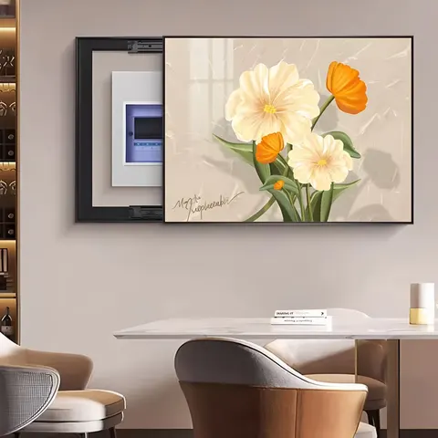 Meter Box Decorative Painting Modern Light Luxury Meter Cover Box Empty Open Current Box Hanging Painting