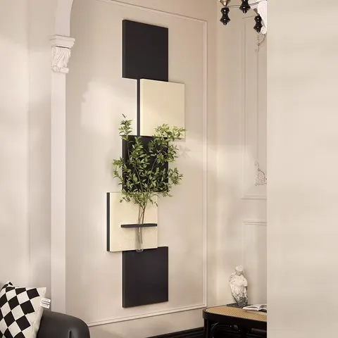 Minimalism Entrance Hall Art Decor Paintings Corridor Living Room Sandstone Hydroponic Plants Wall Painting