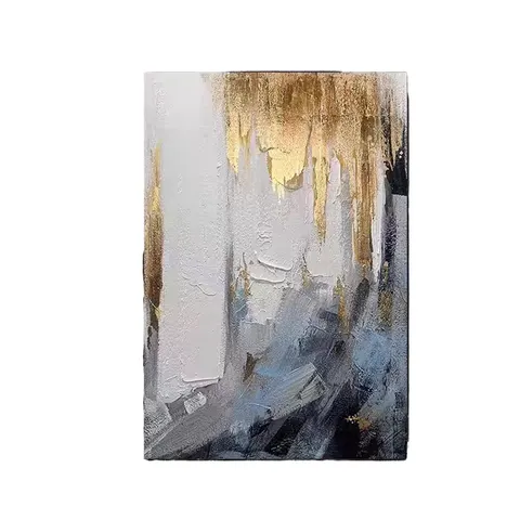Mintura 100% Hand-Painted Modern Home Decor Large Wall Art Picture Customized Abstract Textured Acrylic Painting Canvas
