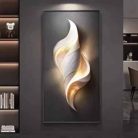 抽象 单幅 装饰画 现代简约 玄关背景墙挂画 晶瓷画
