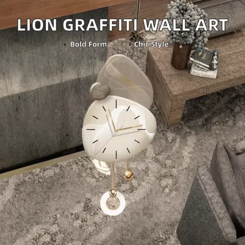 Modern Art Deco Animal Graffiti Lions Canvas Wall Art Large Frame Living Room Home Decor