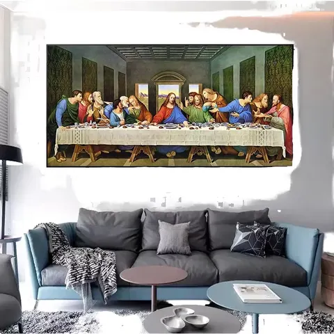 Modern Classic Retro Abstract Digital Printing Wood Wall Art HD Poster Contemporary Home Decor Crystal Porcelain Painting