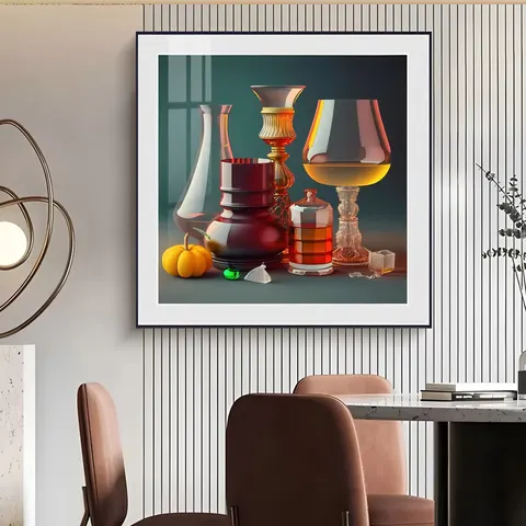 Modern Home Decoration Crystal Wall Art Decor Painting Diamond Mural Crystal Porcelain Painting Living Room Home Products