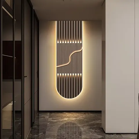 Modern Home Furnishings Fashion Simplicity Characters Home Decor LED Glowed Wall Art Decor