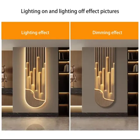 Modern Home Furnishings Fashion Simplicity Characters Home Decor LED Glowed Wall Art Decor
