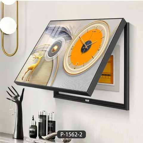 Modern Light Luxury Electric Box Cover Decoration Painting Exempt Play Hole Power Supply Switch Box Art Wall Decor Painting
