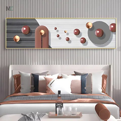 Modern Light Luxury High-end Wall Art Home Decor Painting Living Room Corridor Background Wall Crystal Porcelain Painting