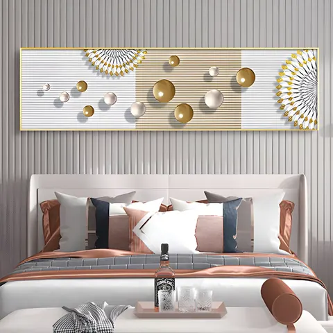 Modern Light Luxury High-end Wall Art Home Decor Painting Living Room Corridor Background Wall Crystal Porcelain Painting