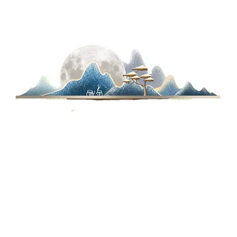 Modern Living Room Sofa Background Wall Art Decor Painting Horizontal LED Painting Glow Bedroom Bedside Painting