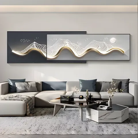 动物 单幅 装饰画 现代简约 客厅背景墙挂画 晶瓷画