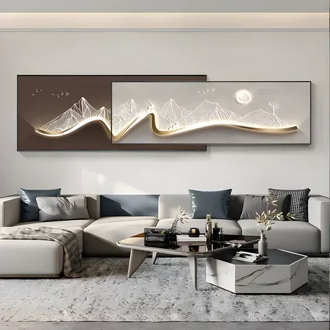 动物 单幅 装饰画 现代简约 客厅背景墙挂画 晶瓷画