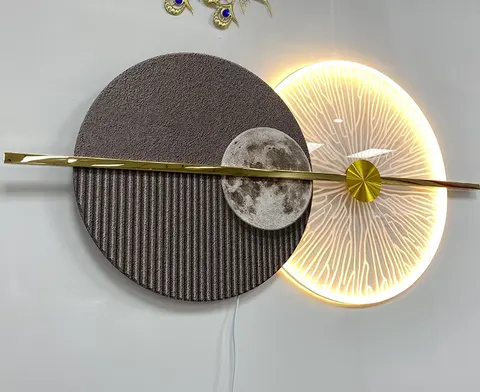 抽象 单幅 装饰画 轻奢风 客厅背景墙挂画 金属壁饰