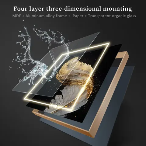 Modern Luxury Diamond Mural Golden Horse Crystal Animal Art Painting Perfect for Living Room and Hotel Wall Decor