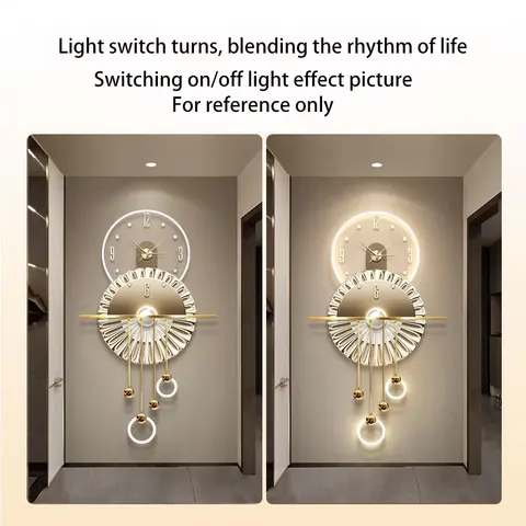 Modern Luxury Entrance Hall Home Decor Paintings Metal Pendant Three-dimensional Glowed Acrylic LED Painting