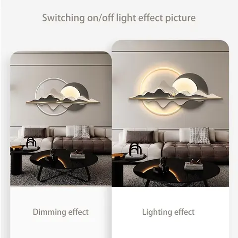Modern Luxury Living Room Art Home Decor Painting UV Engraving Sofa Background Wall Glowed Acrylic Led Painting