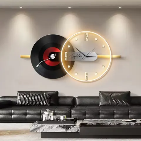 Modern Luxury Living Room Decorative Painting Sofa Background Wall Resembling the Moon Wall Painting