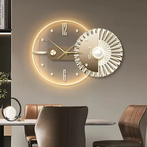 Modern Luxury Restaurant Art Home Decor Painting the Background Wall of the Restaurant Acrylic LED Painting