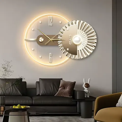 Modern Luxury Restaurant Art Home Decor Painting the Background Wall of the Restaurant Acrylic LED Painting
