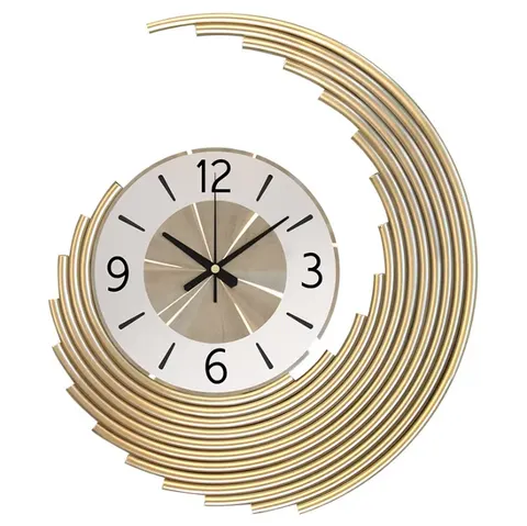 Modern Minimalist Stylish Wall Clock, Artistic Decorative Clock for Living Room