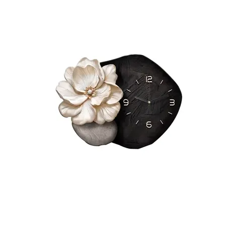 Modern Painting Black and White Elegance Living Room Art Home Decor Painting Creativity Flowers LED Painting