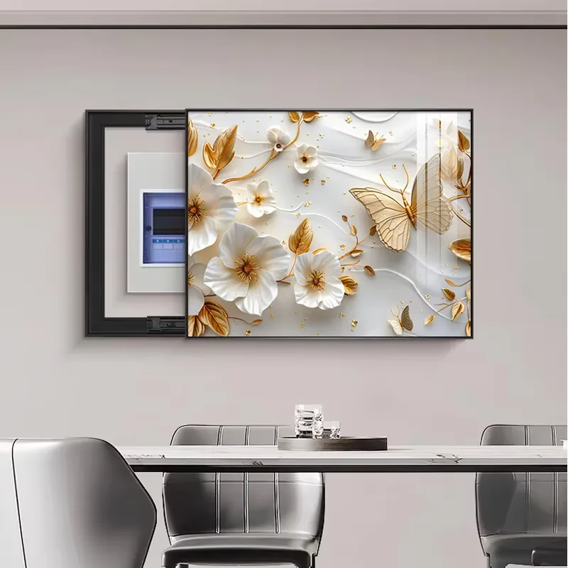 Modern Painting Electric Box Cover Art Home Decor Painting Restaurant Background Wall Shading Main Switch Wall Decor Painting