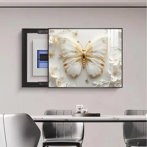 Modern Painting Electric Box Cover Art Home Decor Painting Restaurant Background Wall Shading Main Switch Wall Decor Painting