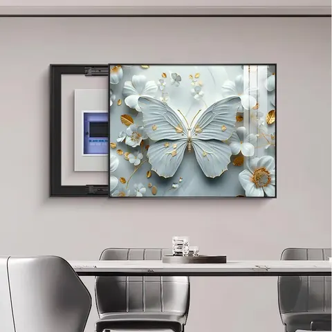 Modern Painting Electric Box Cover Art Home Decor Painting Restaurant Background Wall Shading Main Switch Wall Decor Painting