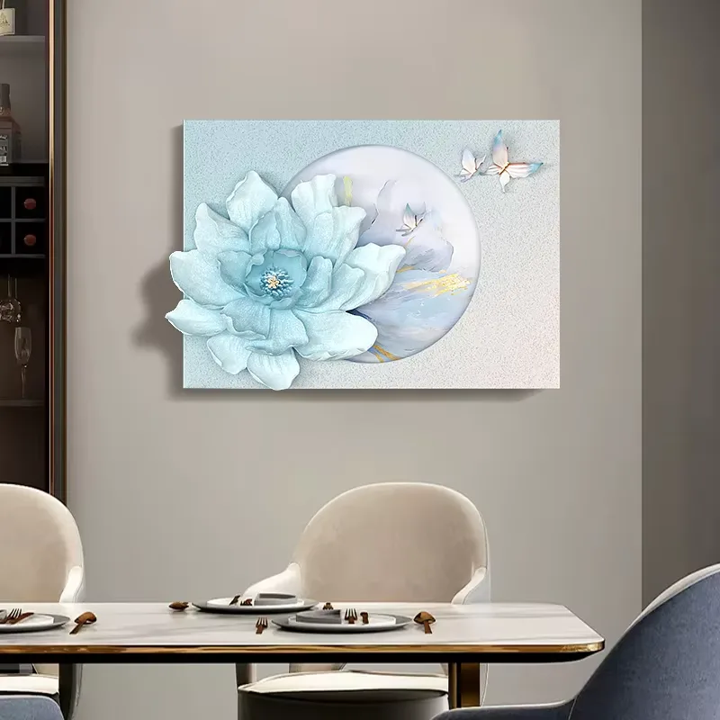 Modern Painting Relief Sculpture Electric Box Cover Wall Art Decor Covering Main Switch Mural Painting
