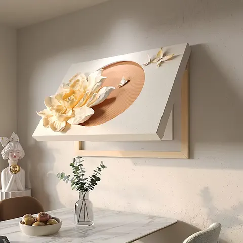 Modern Painting Relief Sculpture Electric Box Cover Wall Art Decor Covering Main Switch Mural Painting