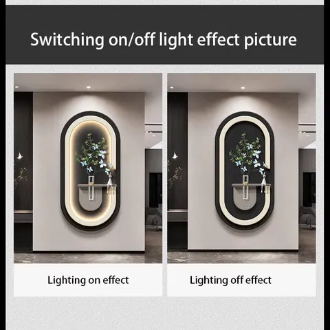Modern Painting Sandstone Art Home Decor Painting Living Room Background Wall Glowed LED Painting
