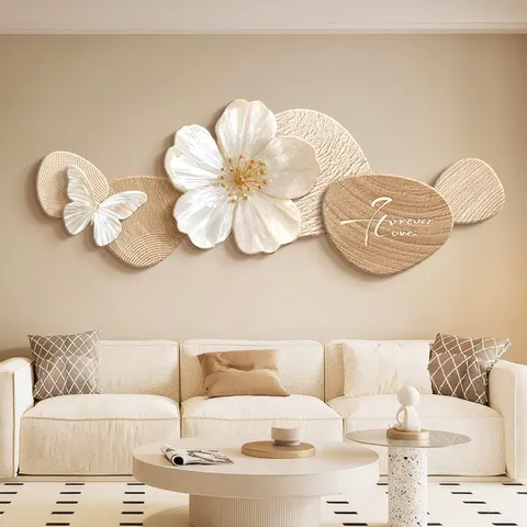Modern Painting Sofa Background Wall Sandstone Fabric Art Home Decor Painting Wall Surface Art Decor Glowed Led Decor Painting