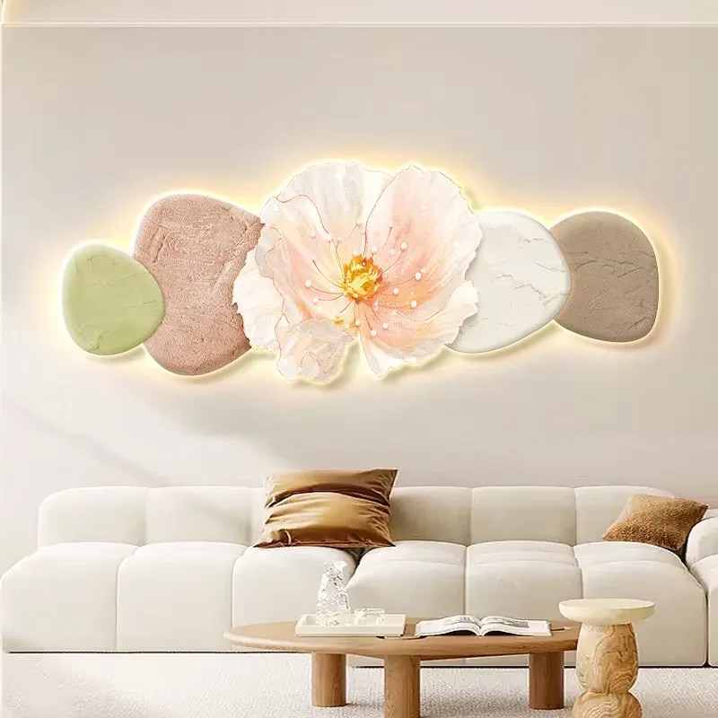 Modern Painting UV Engraving Crystal Porcelain Painting Sofa Background Wall Art Home Decor Wall Art Painting