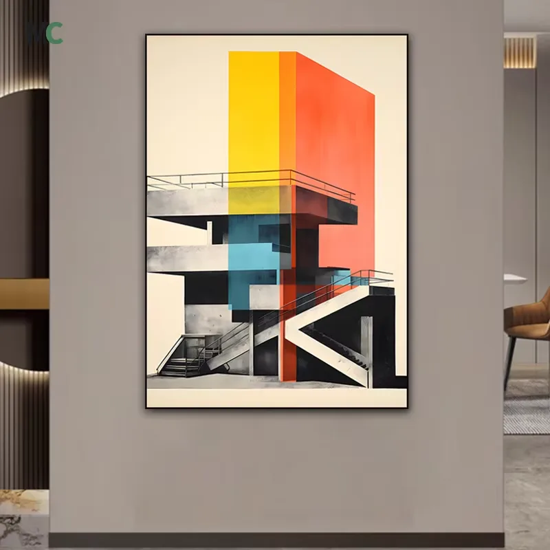 抽象 单幅 装饰画 现代简约 客厅背景墙挂画 晶瓷画