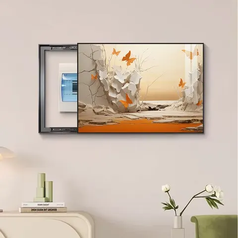 Modern Simplicity Butterfly Electric Box Cover Art Home Decor Painting High-definition Printing Main Switch Wall Decoration